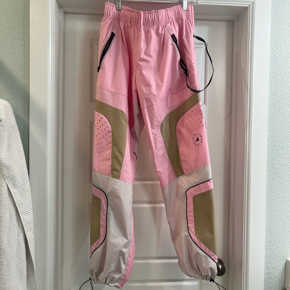 Stella McCartney x Adidas women’s track pants. Size L